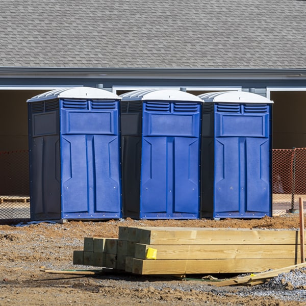 what is the maximum capacity for a single porta potty in Smithville TN